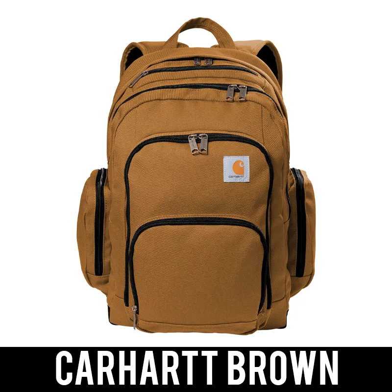 Carhartt Greek Heavy-Duty Backpack, 2-Color Greek Letters - CT89176508 - EMB