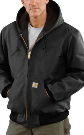 Carhartt Men's Black Duck Insulated Active Hooded Jacket