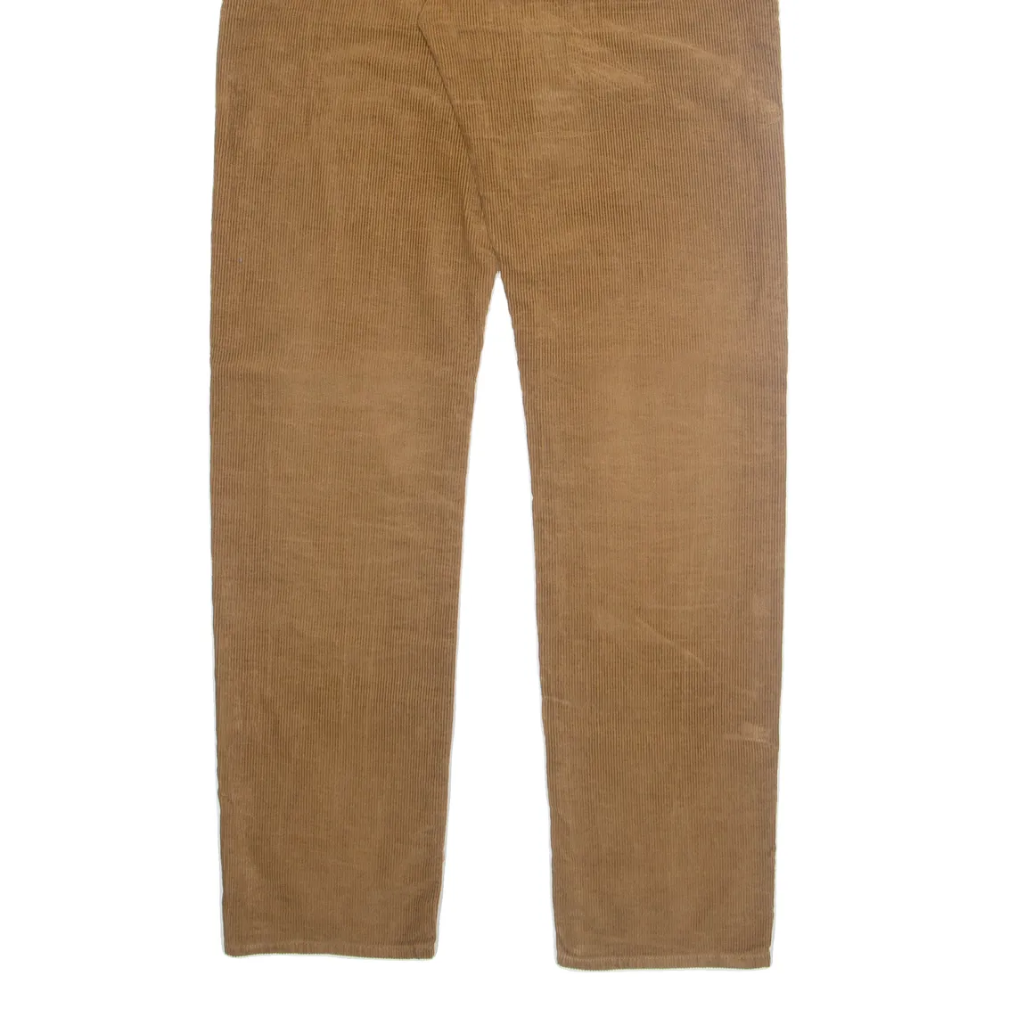 CARHARTT Mens Corduroy Trousers Beige Regular Tapered W33 L34