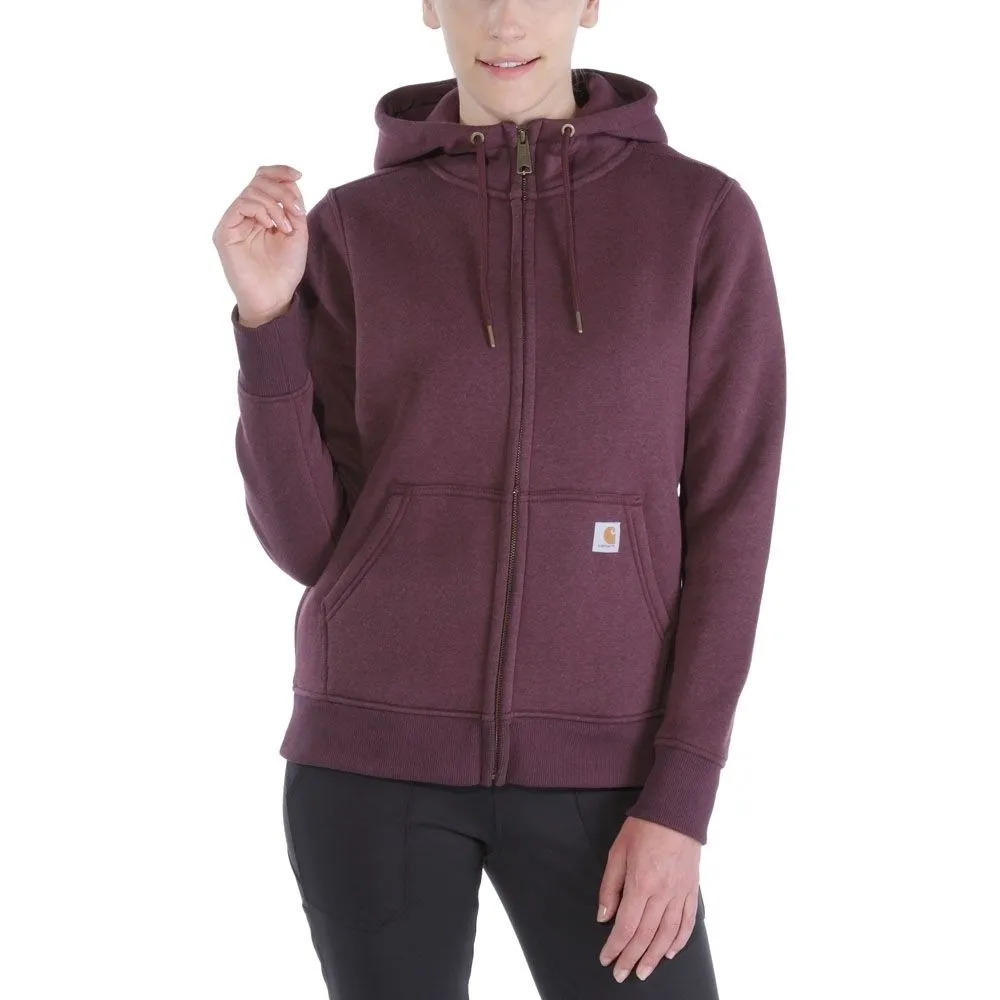 Carhartt Womens 102788 Clarksburg Polycotton Full Zip Hoodie