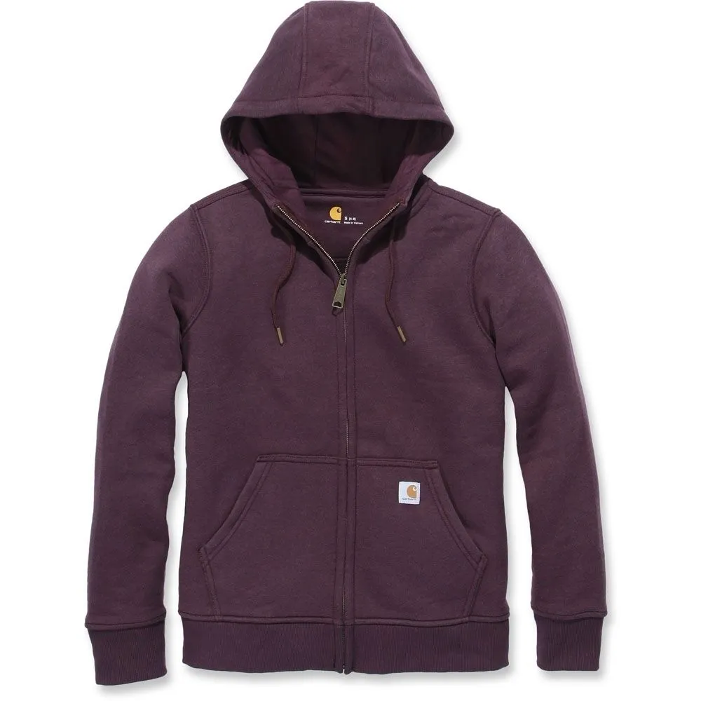 Carhartt Womens 102788 Clarksburg Polycotton Full Zip Hoodie