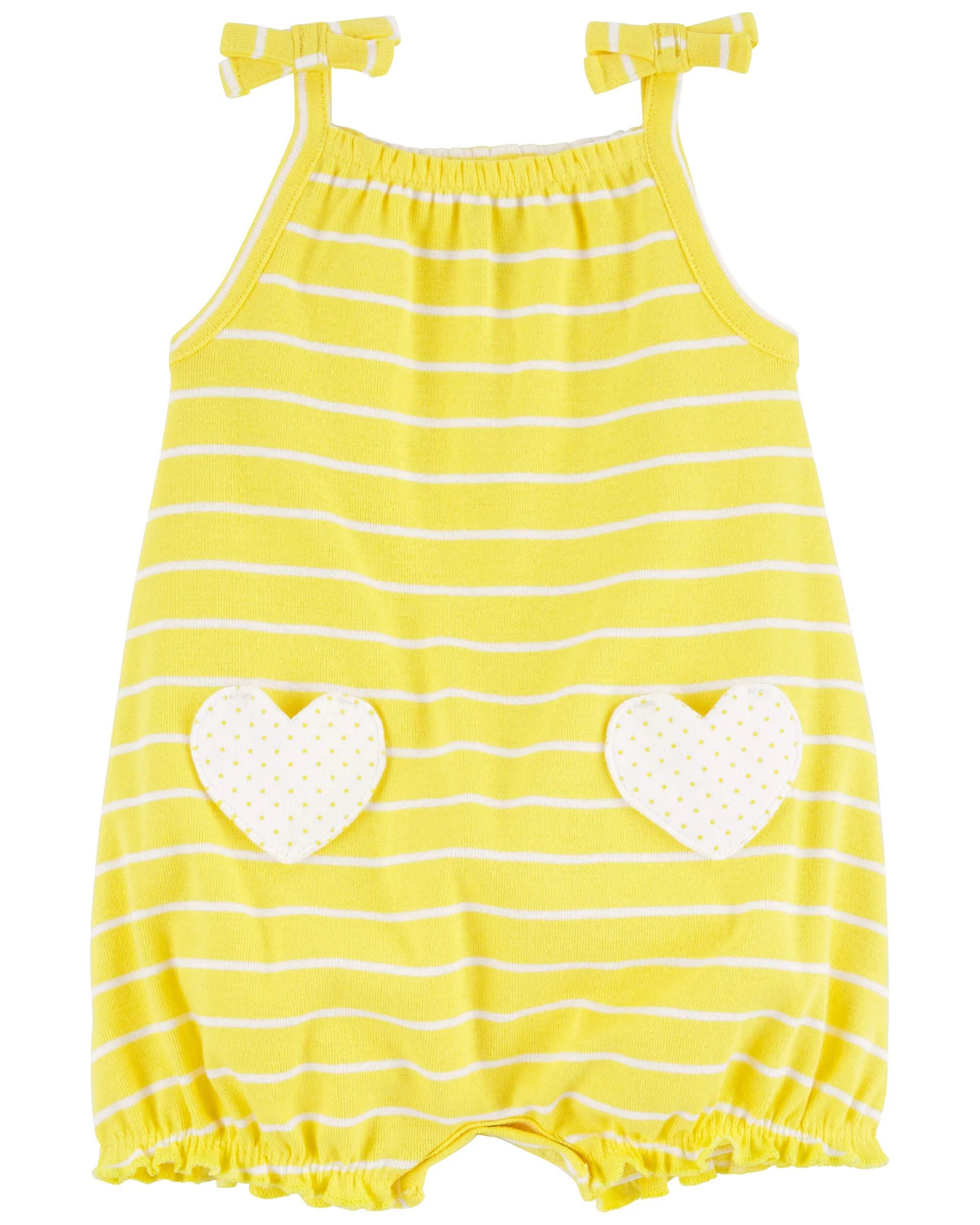 Carter's / OshKosh Baby Heart Pocket Cotton Romper