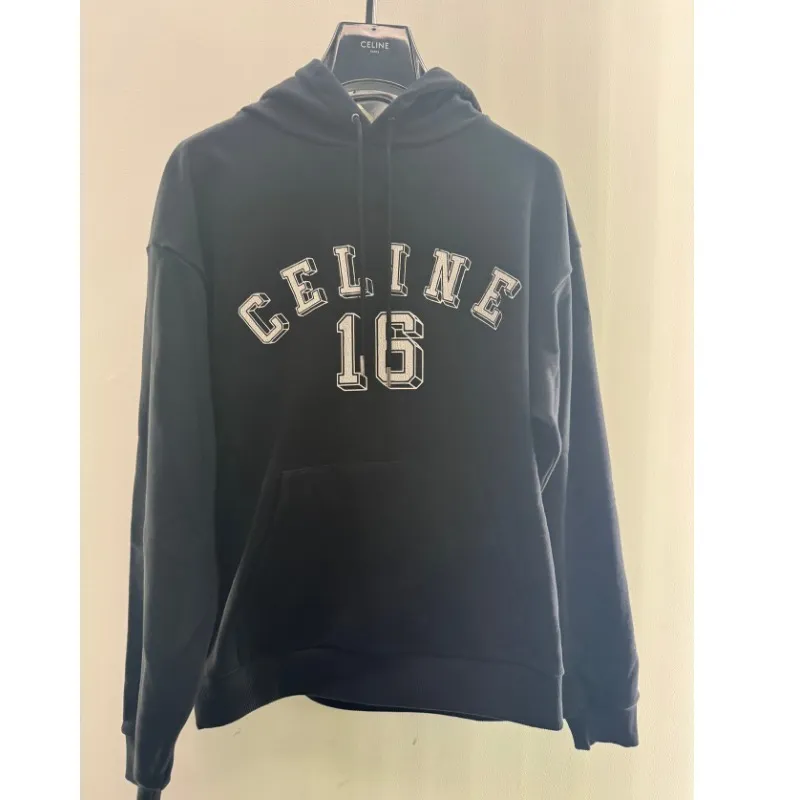 CELINE  |celine 16 loose hoodie in COTTON FLEECE