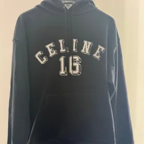 CELINE  |celine 16 loose hoodie in COTTON FLEECE