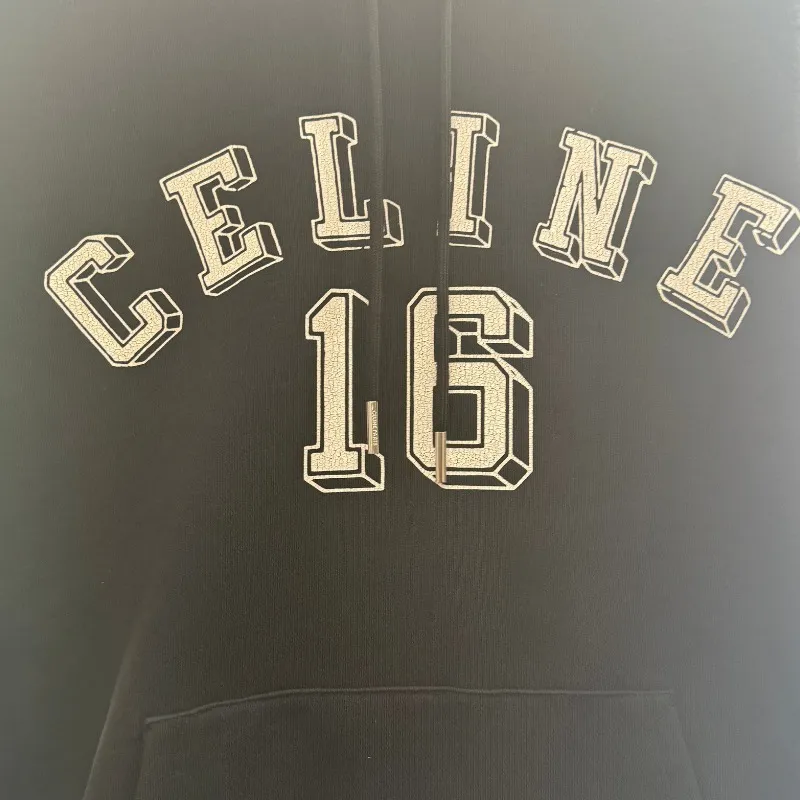 CELINE  |celine 16 loose hoodie in COTTON FLEECE