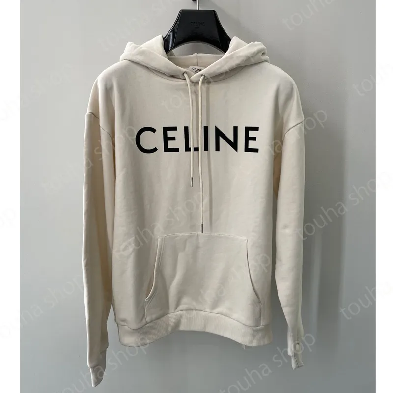 CELINE  |Celine hoodie in cotton fleece