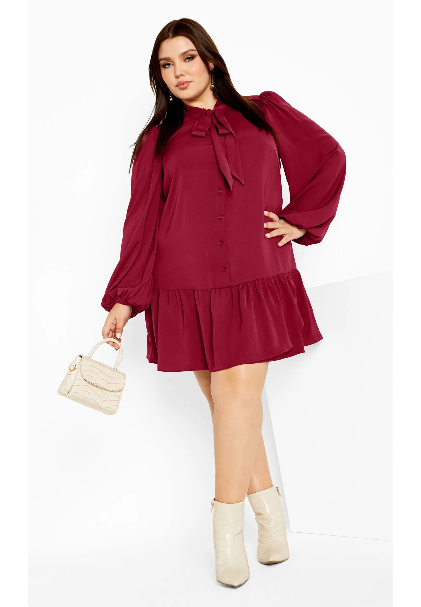 Charlie Dress - ruby