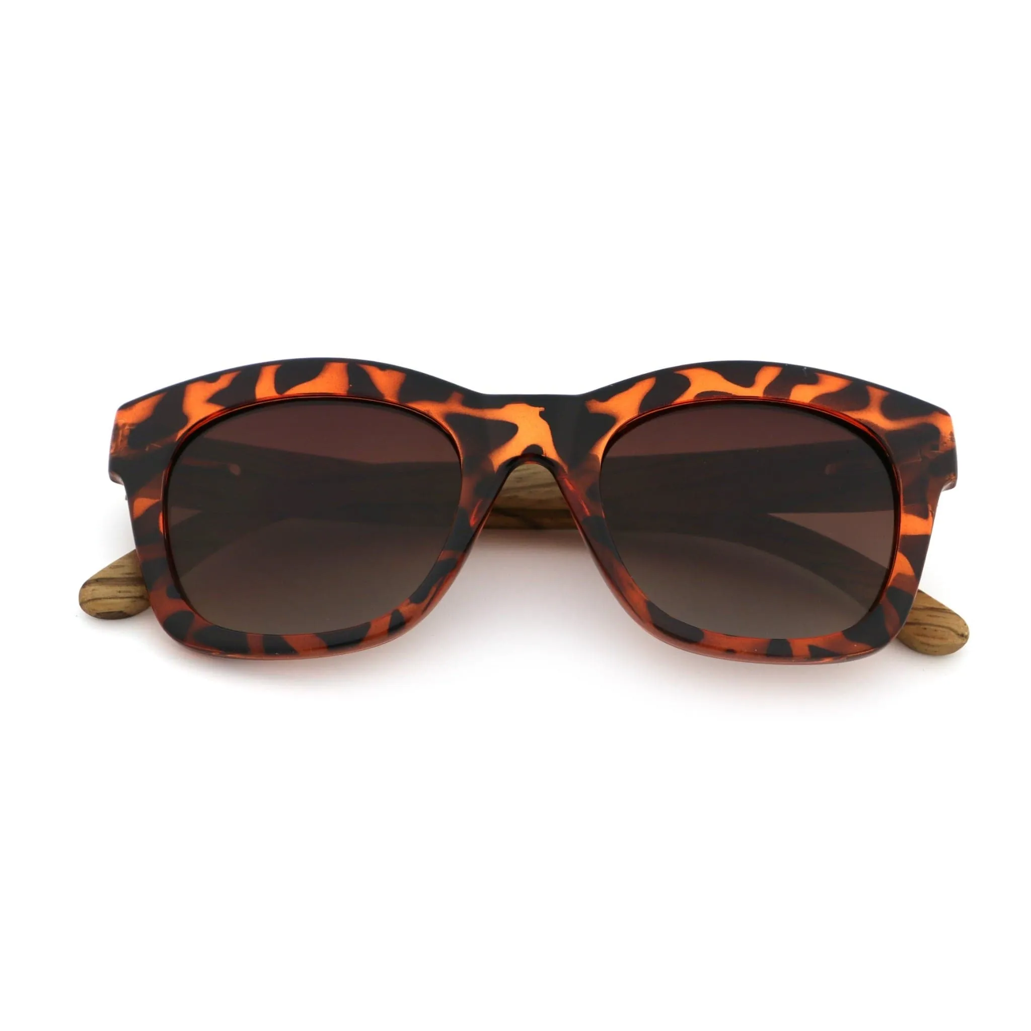 Chloe | Acetate & Walnut Sunglasses