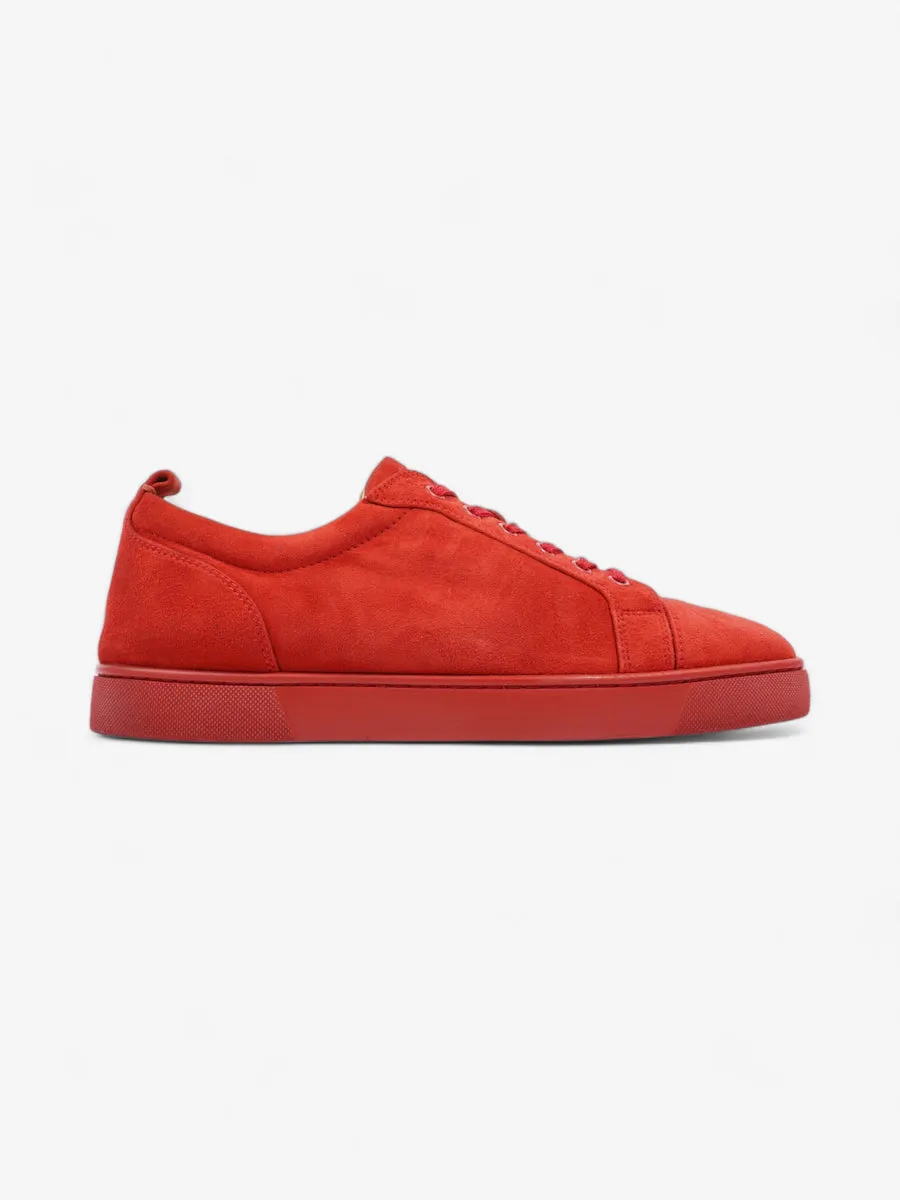 Christian Louboutin Louis Junior Sneakers Red Suede EU 43.5 UK 9.5