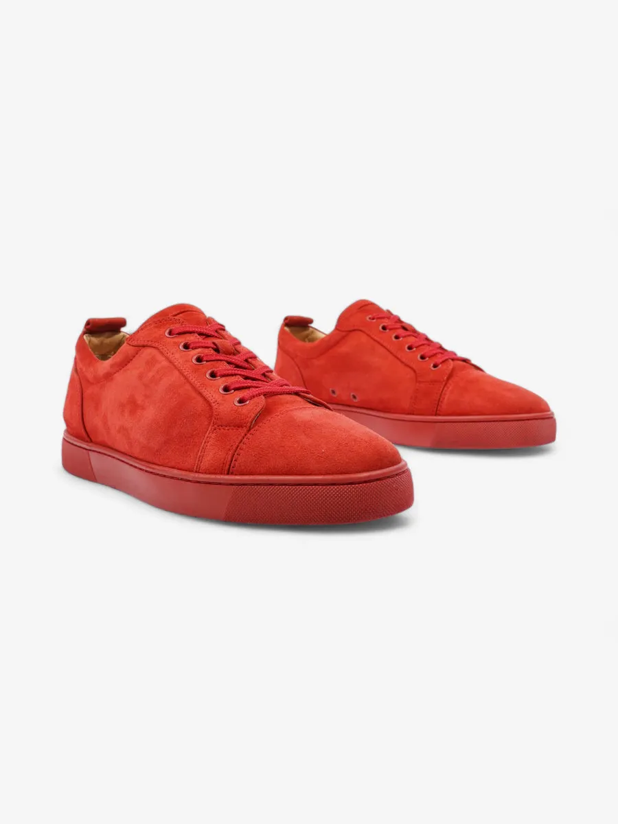 Christian Louboutin Louis Junior Sneakers Red Suede EU 43.5 UK 9.5