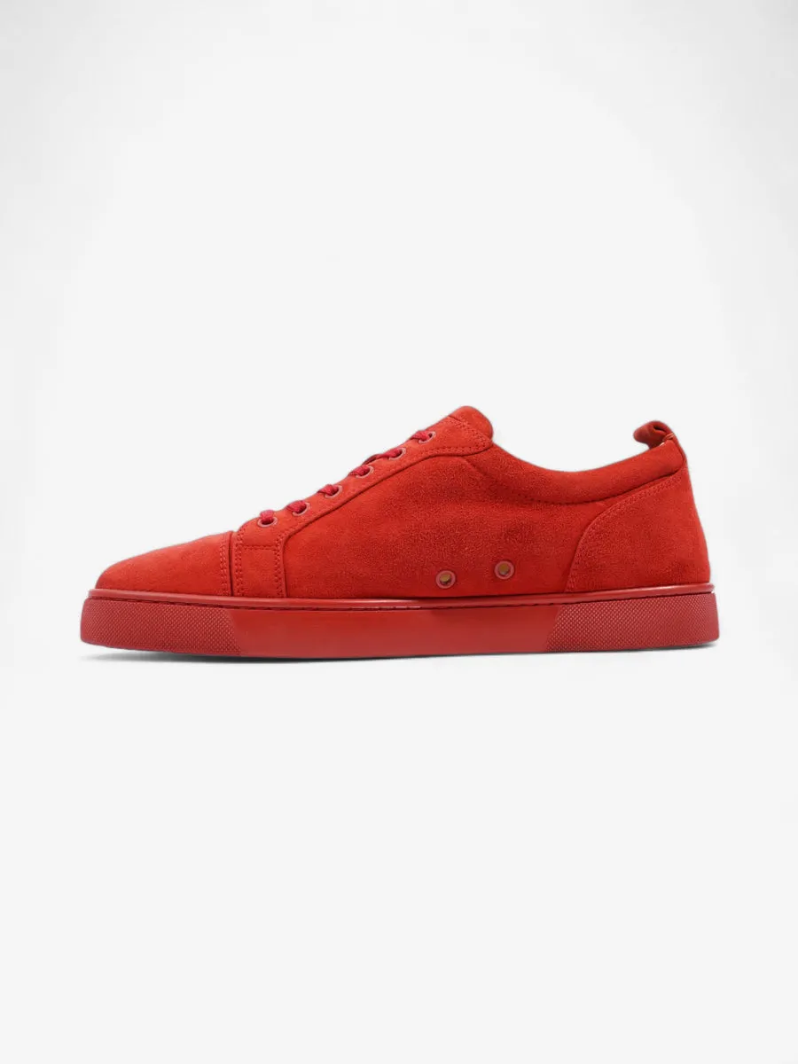 Christian Louboutin Louis Junior Sneakers Red Suede EU 43.5 UK 9.5