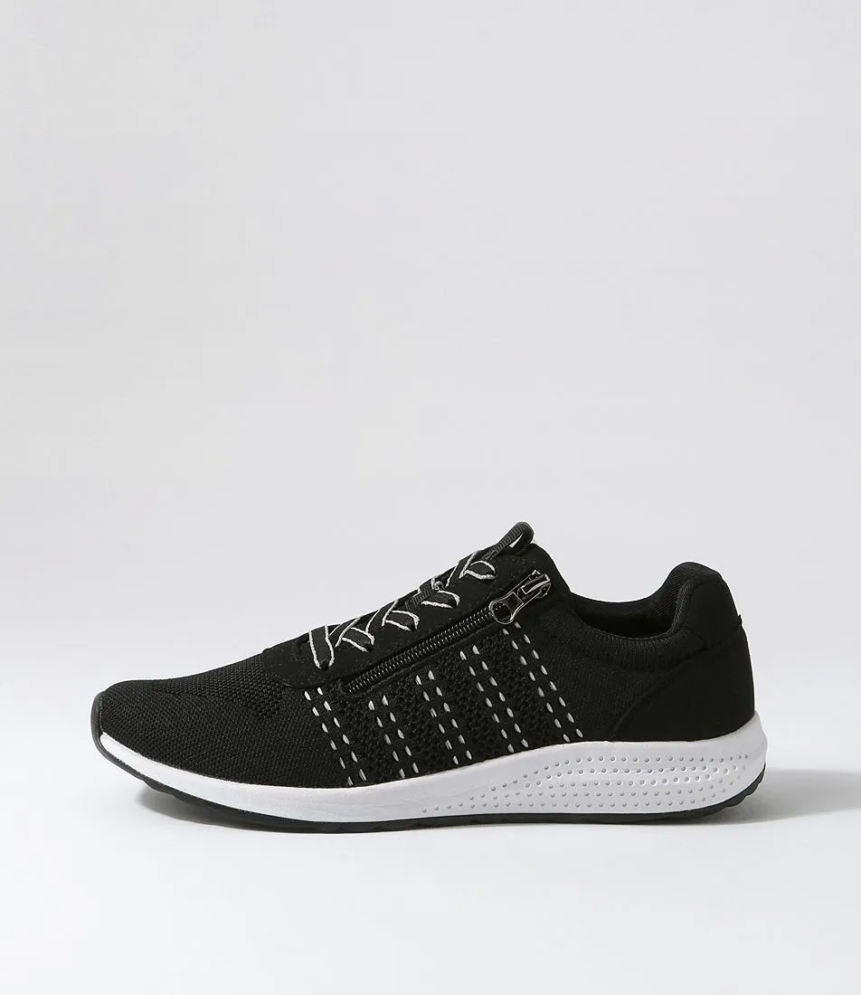 COLORADO Collect Black Recycled Knit Sneakers