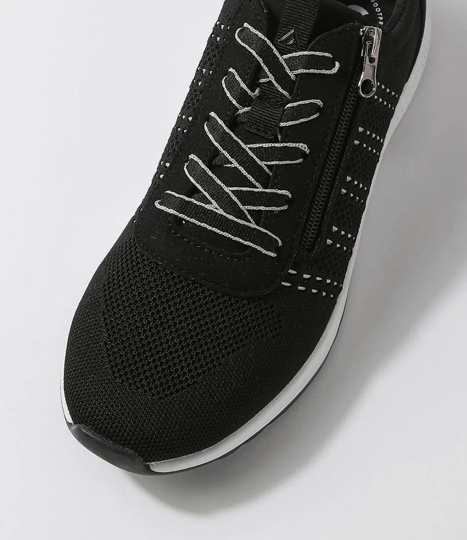 COLORADO Collect Black Recycled Knit Sneakers