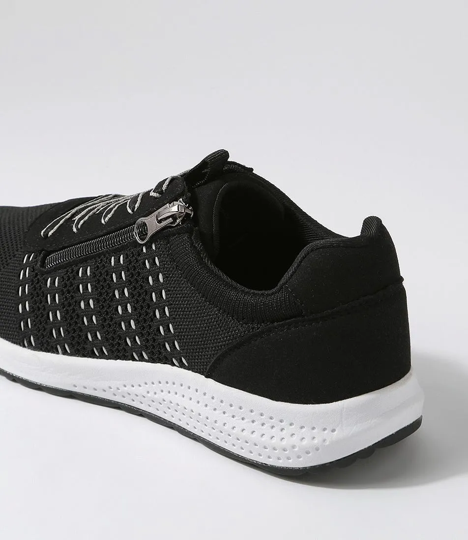 COLORADO Collect Black Recycled Knit Sneakers