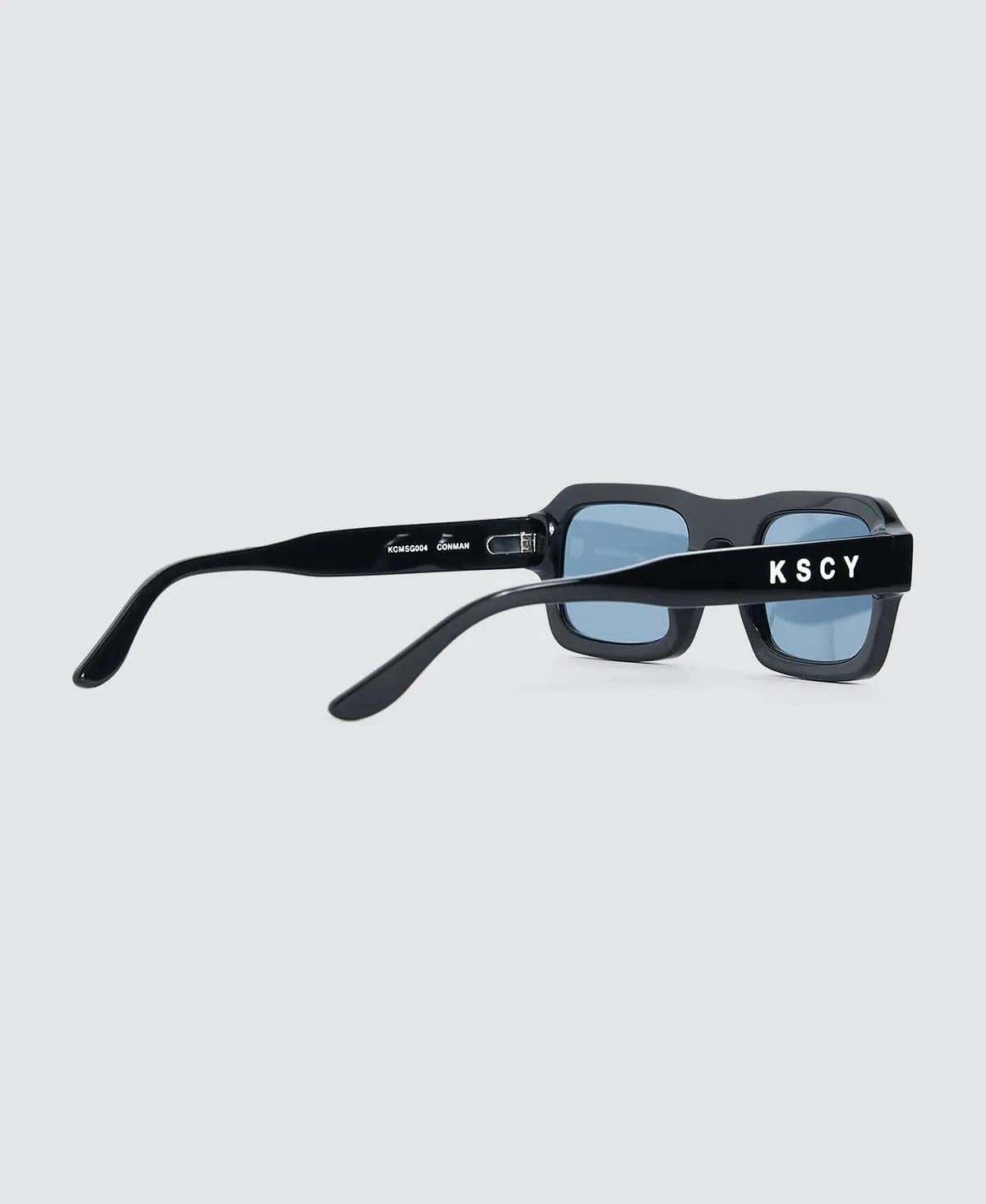 Conman Sunglasses Black/Blue