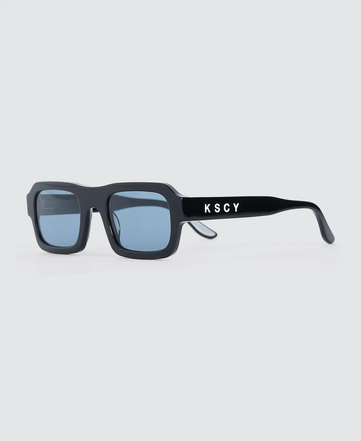 Conman Sunglasses Black/Blue