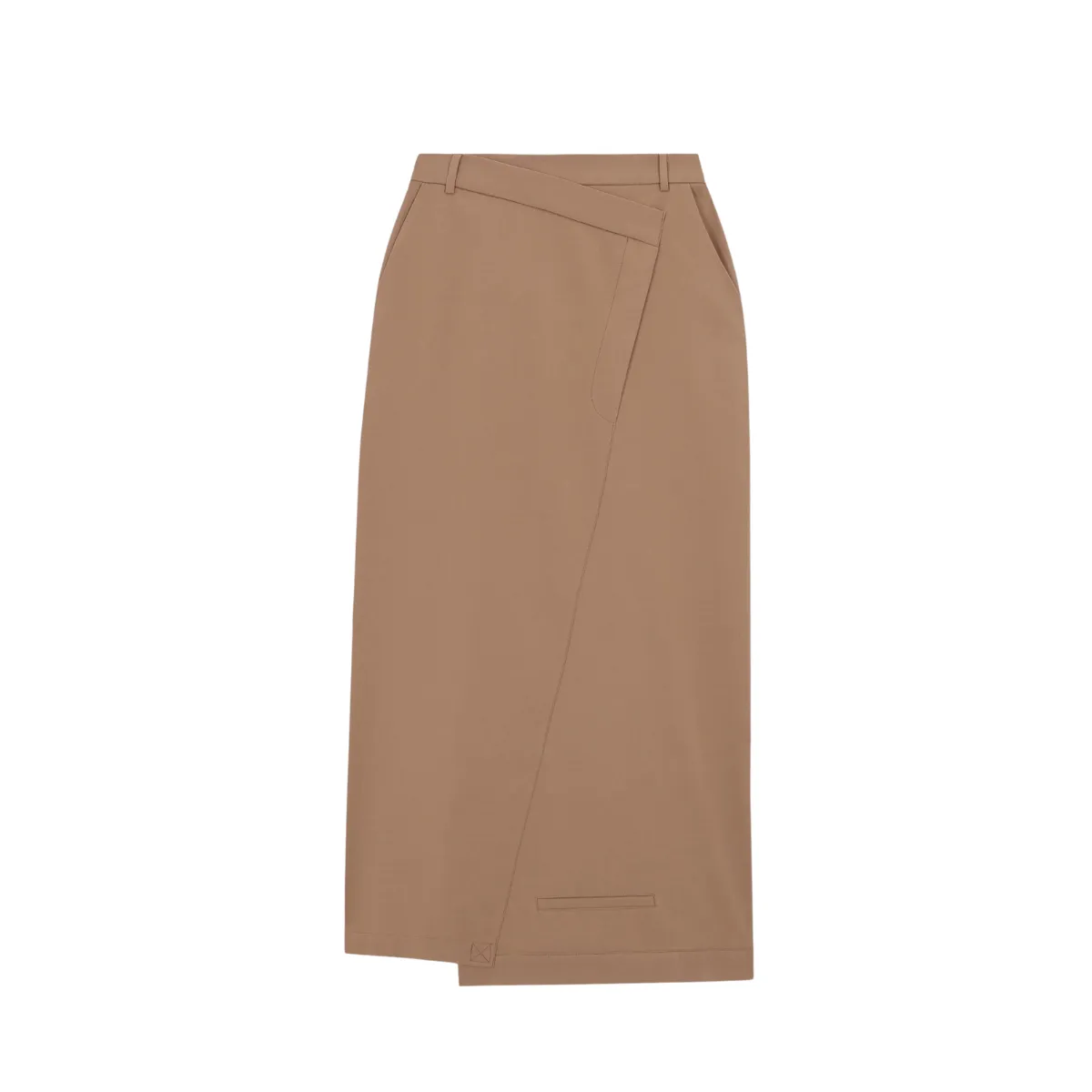 Cordera   Tailoring Skirt Camel