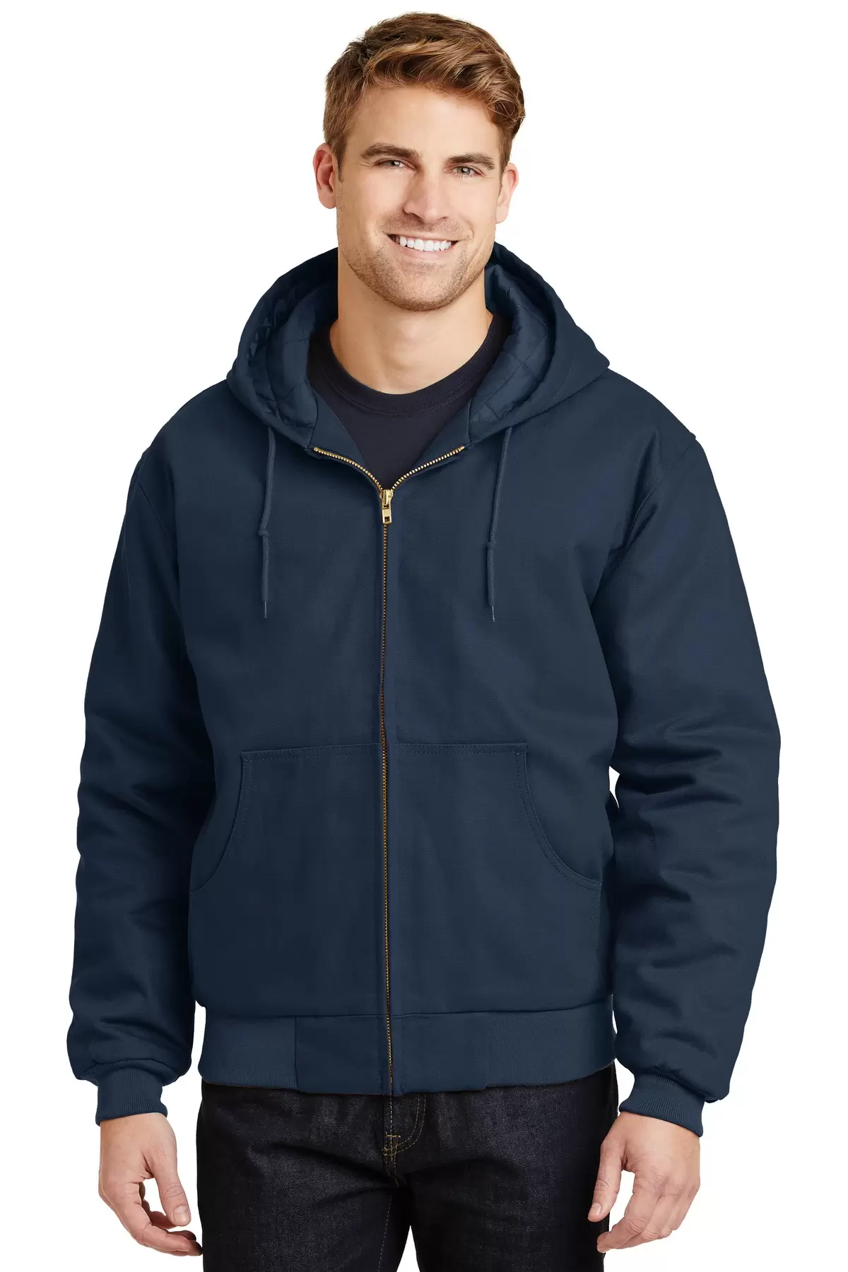 CornerStone Duck Cloth Hooded Work Jacket J763H SKU: J763H