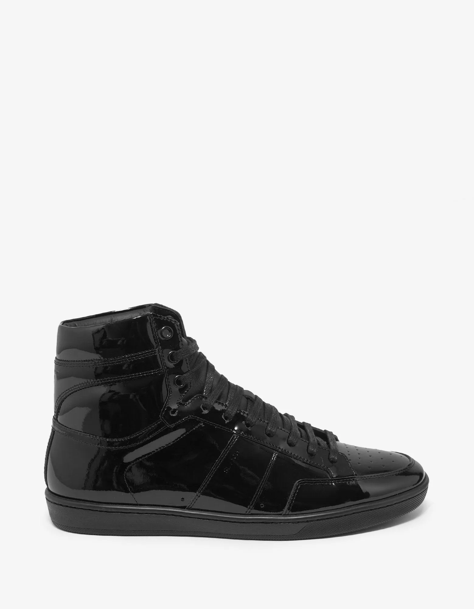 Court Classic SL/10H Patent Leather High Top Trainers