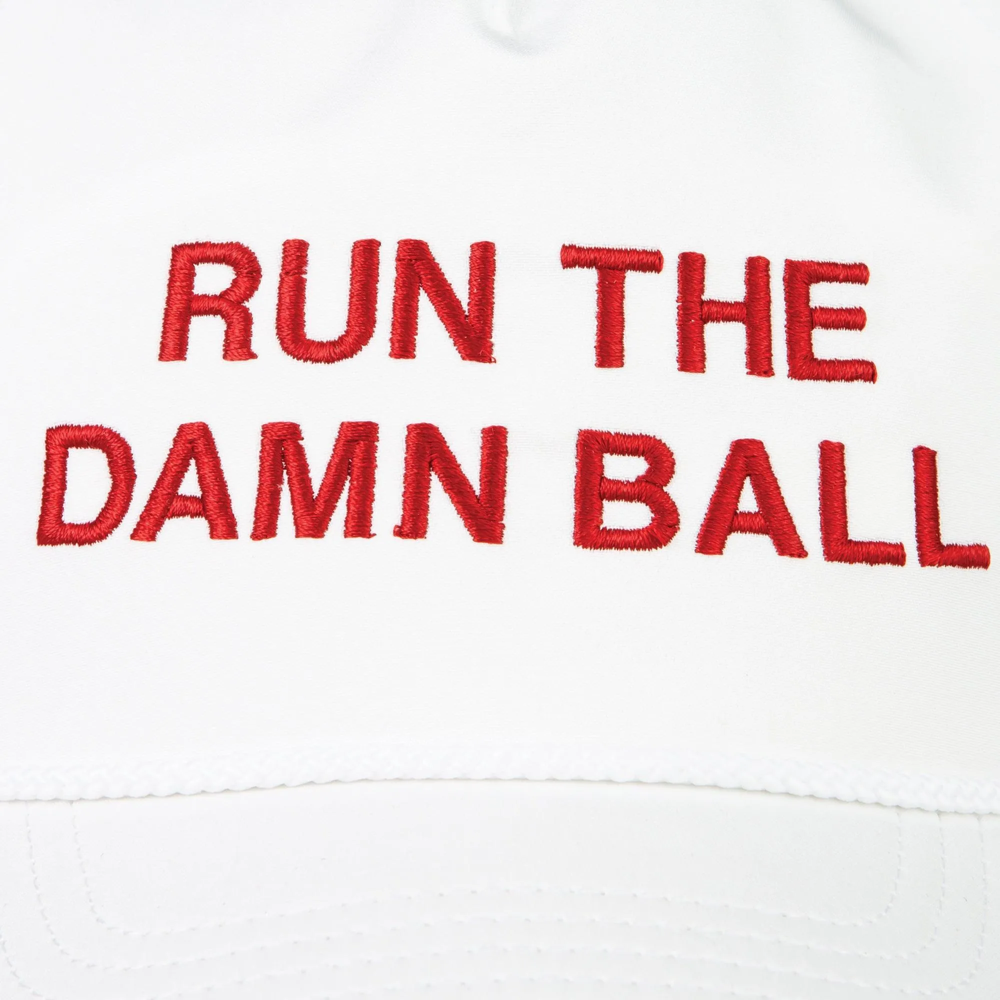 Crimson Run The Damn Ball Rope Hat