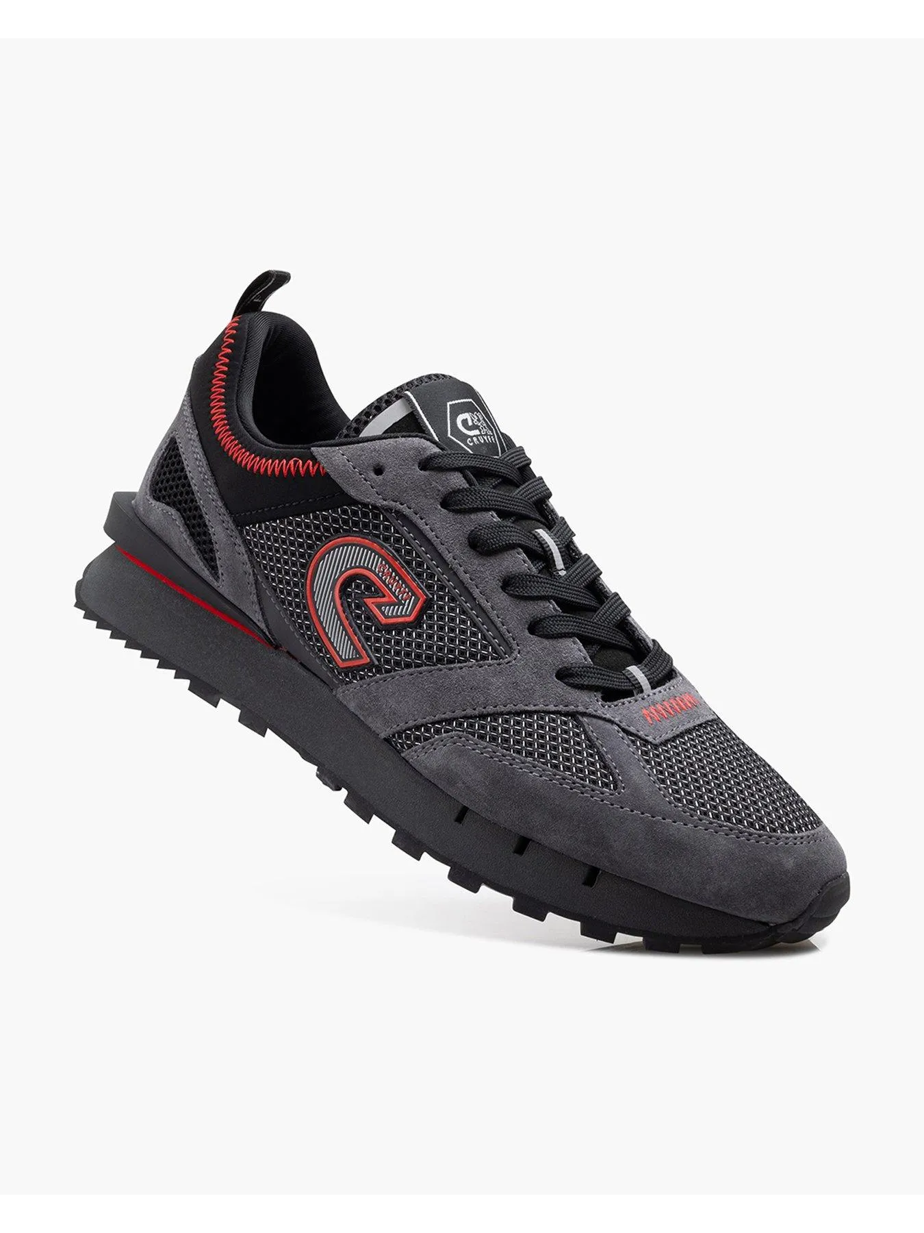 CRUYFF Altius Titanium Mesh/suede Trainers - Black