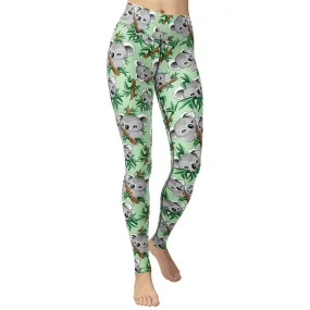 Cute Koala Yoga Leggings