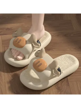   Cute Piggy Homewear Anti-Slip EVA Women'S Slipper   