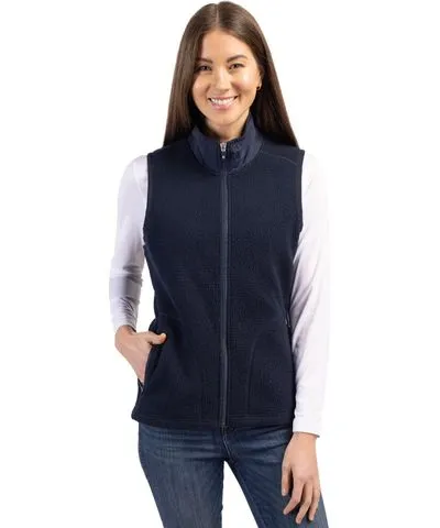 Cutter & Buck Women's Cascade Eco Fleece Vest