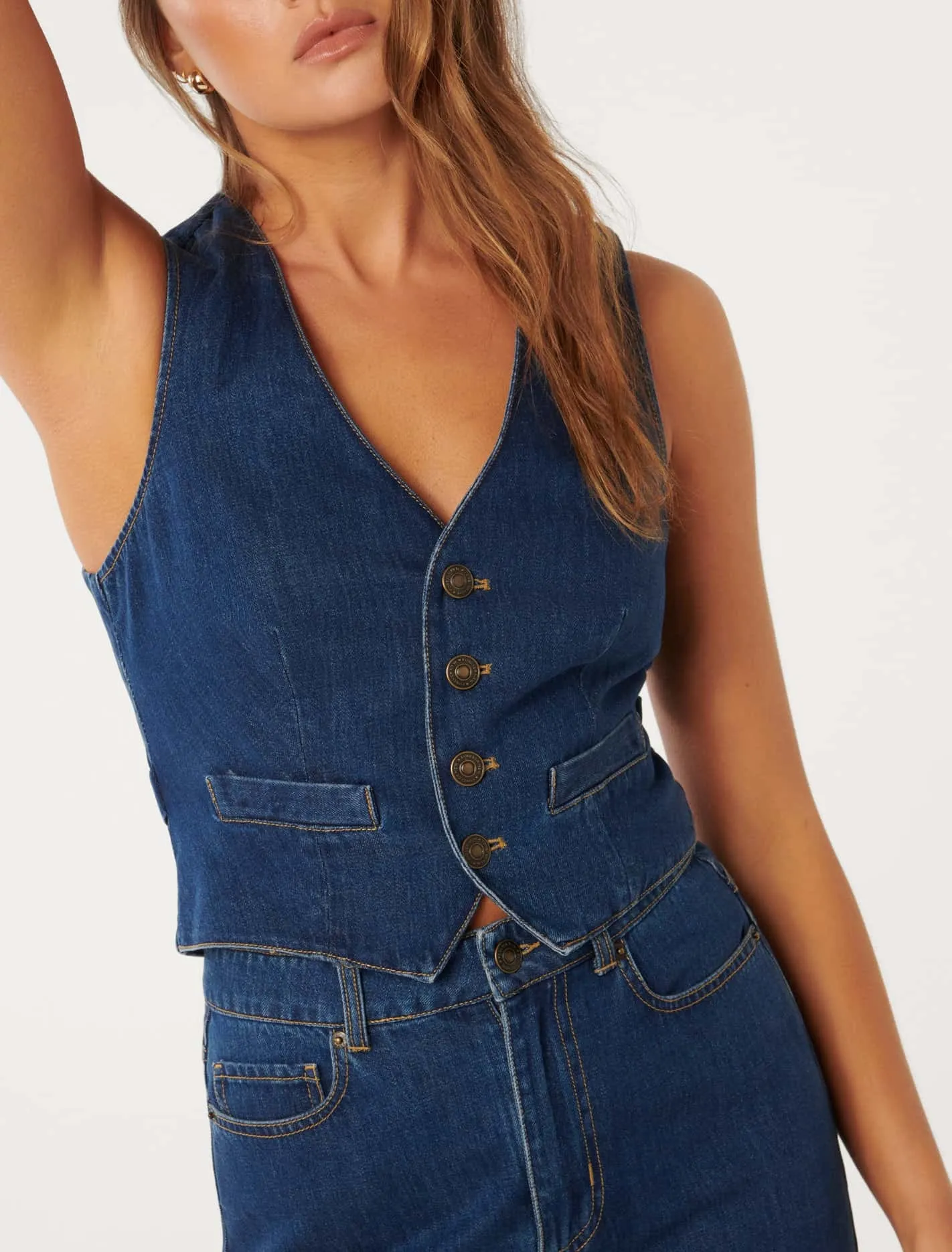 Dallas Denim Waistcoat