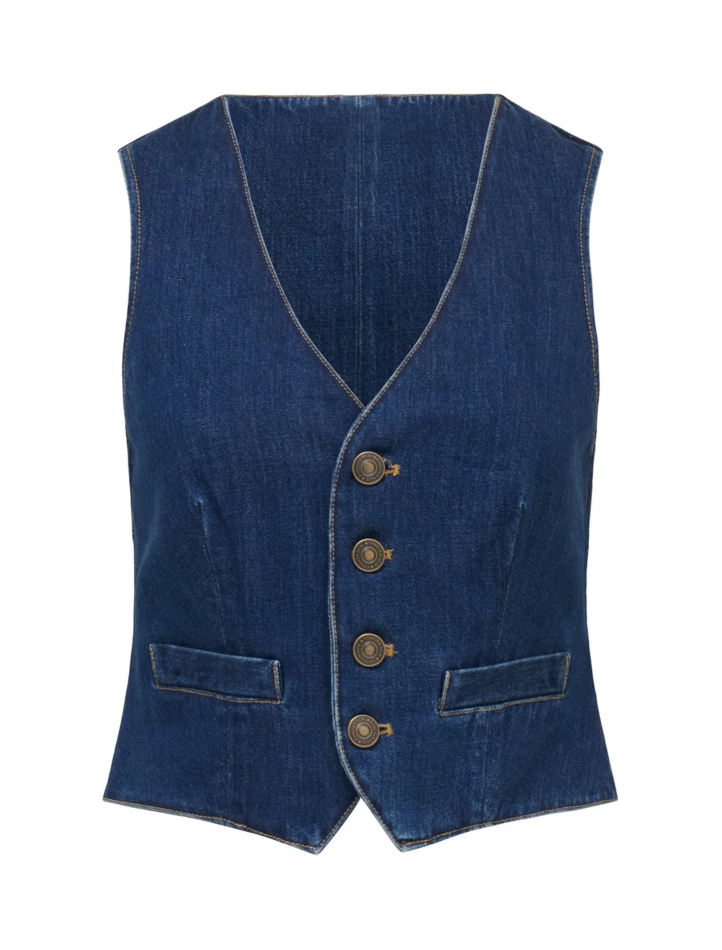 Dallas Denim Waistcoat