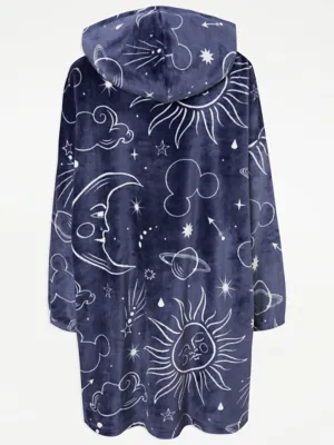 Disney Mickey Mouse Navy Sun Fleece Snuggle Hoodie | Lingerie | George at ASDA