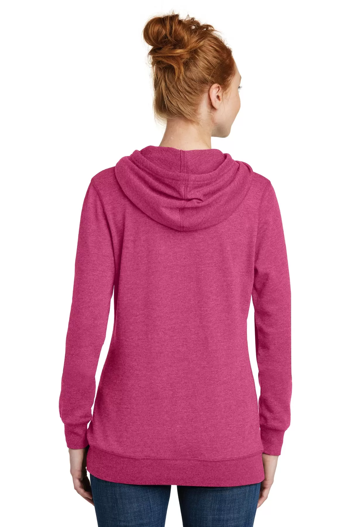 DM493 District Made Ladies Lightweight Fleece Hoodie SKU: DM493