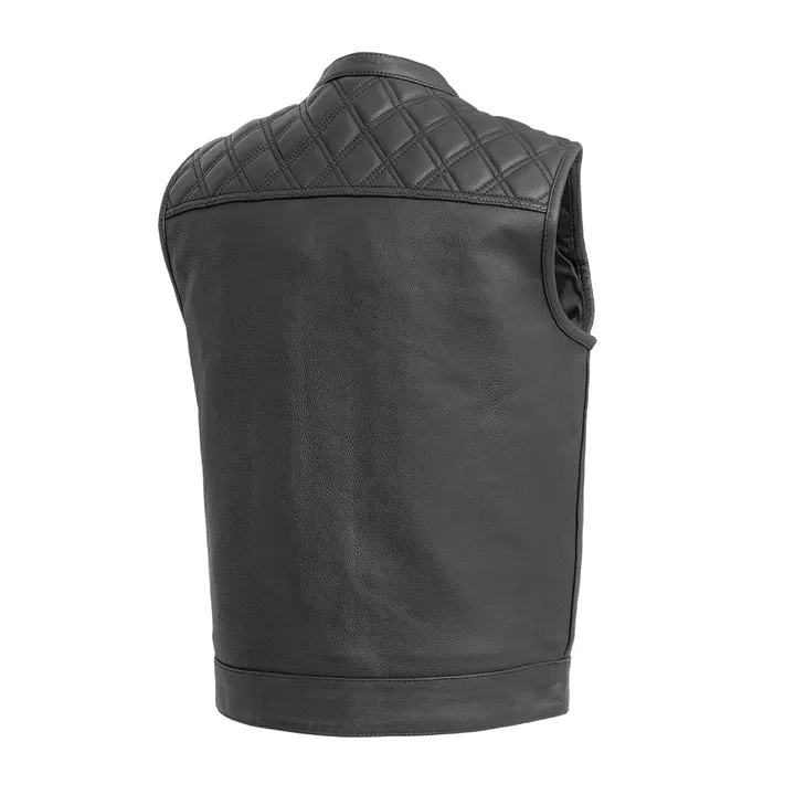 Downside Men’s Motorcycle Leather Vest