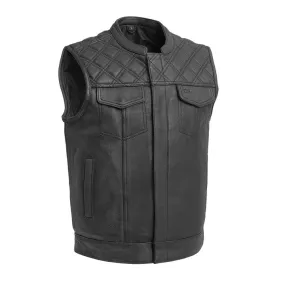 Downside Men’s Motorcycle Leather Vest