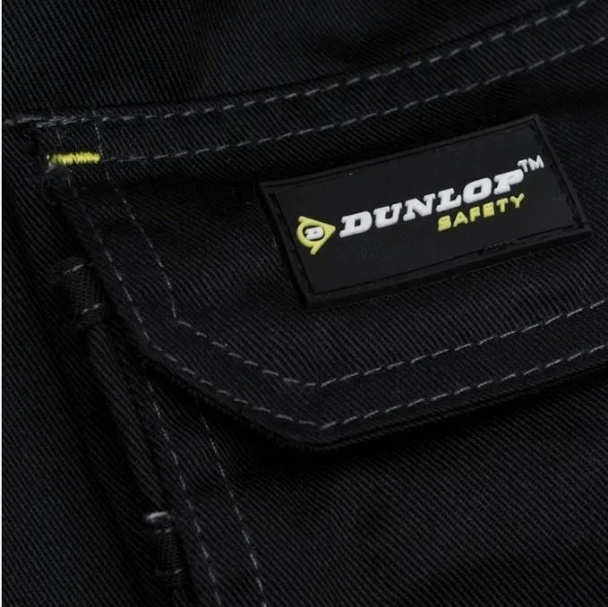 Dunlop On Site Trousers with back and full zip - black -