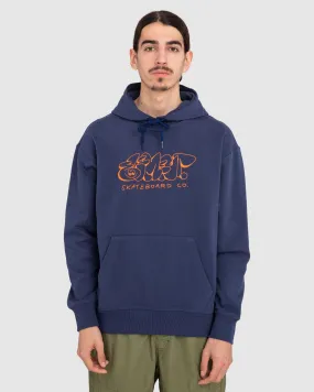 Element Bubble Worm - Pullover Hoodie For Men - Naval Academy | SurfStitch