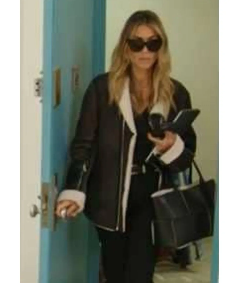 Erin Lichy Real Housewives of New York City Shearling Leather Jacket