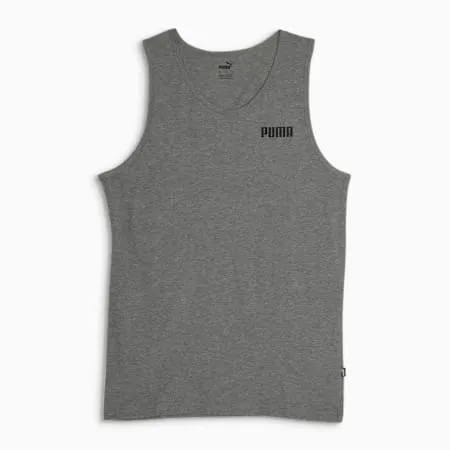 ESS Men's Small Logo Tank | Medium Gray Heather | PUMA Men | PUMA 