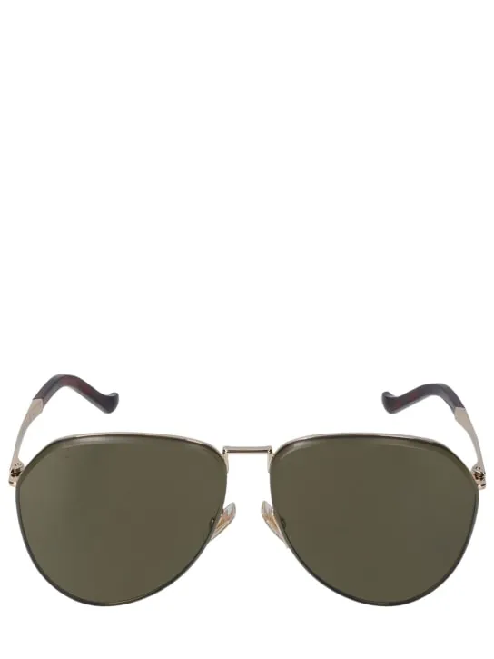 Etro   Luxury metal aviator sunglasses 