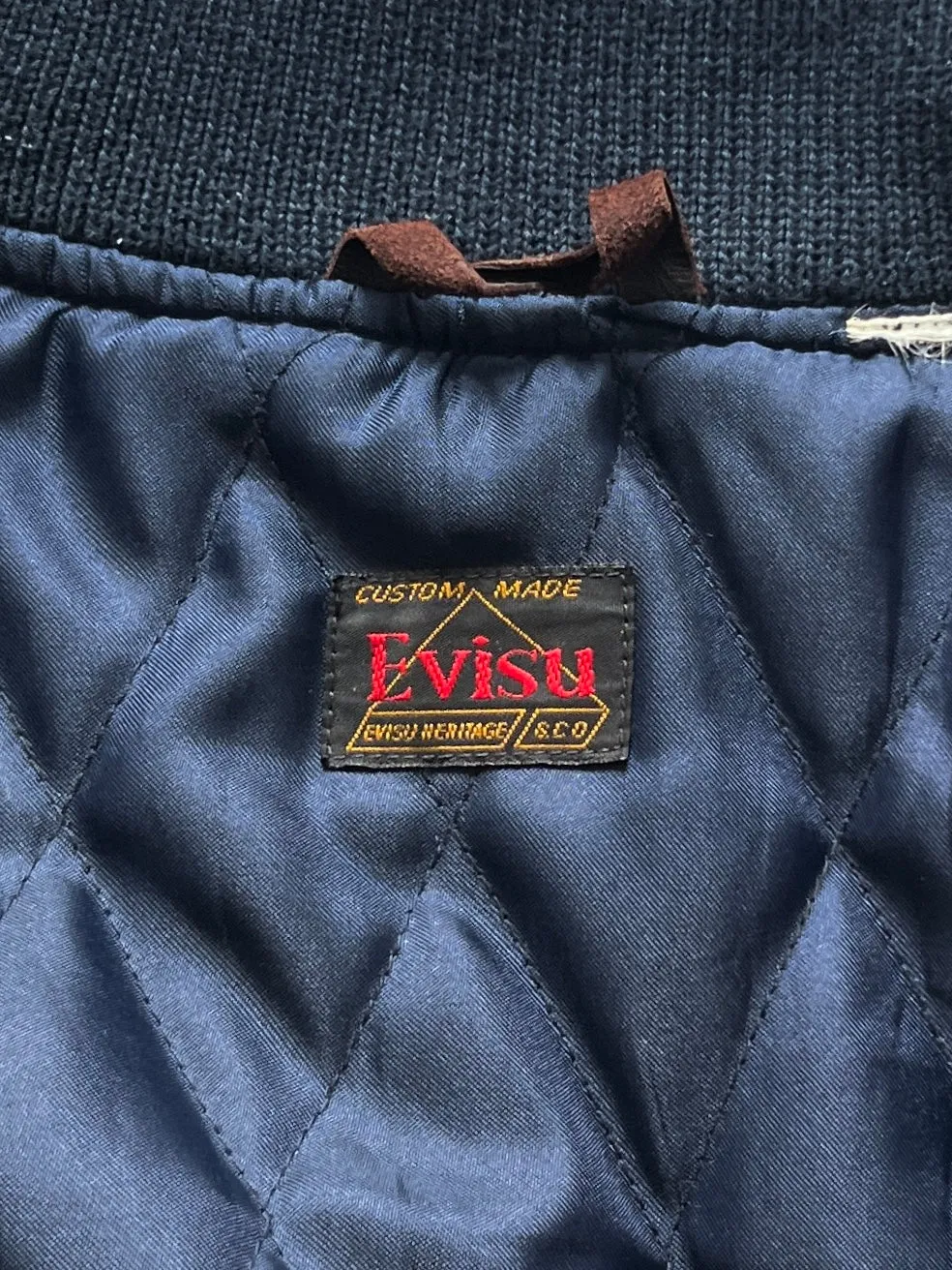 Evisu Gull Wing Zip Up Padded Jacket (L)