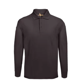 EW DryFit Polo Black Long Sleeve