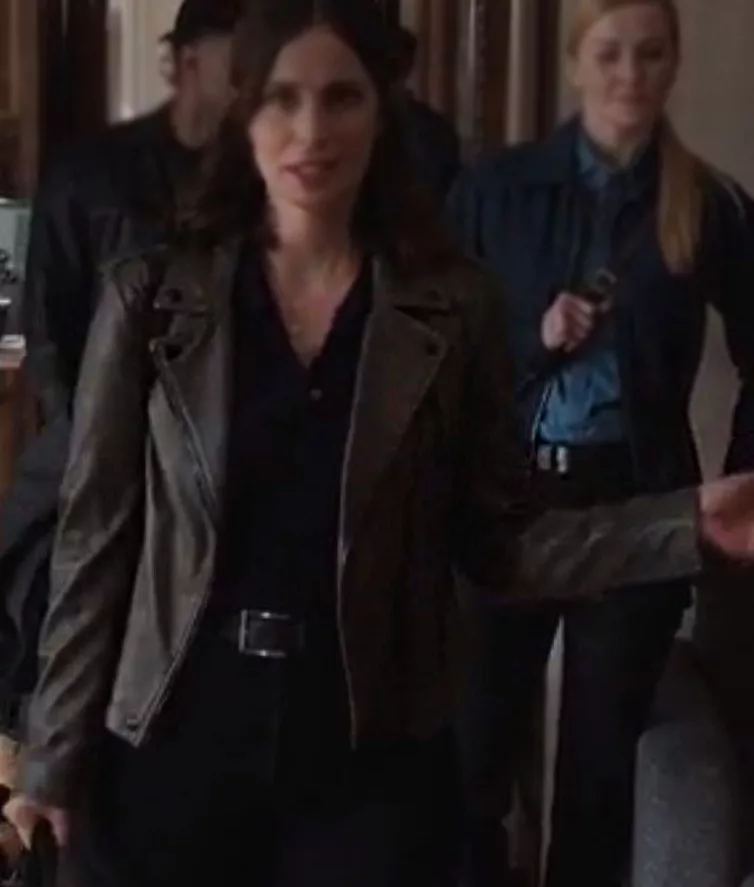 FBI International S02 Agent Jamie (Heida Reed) Leather Jacket | TLC