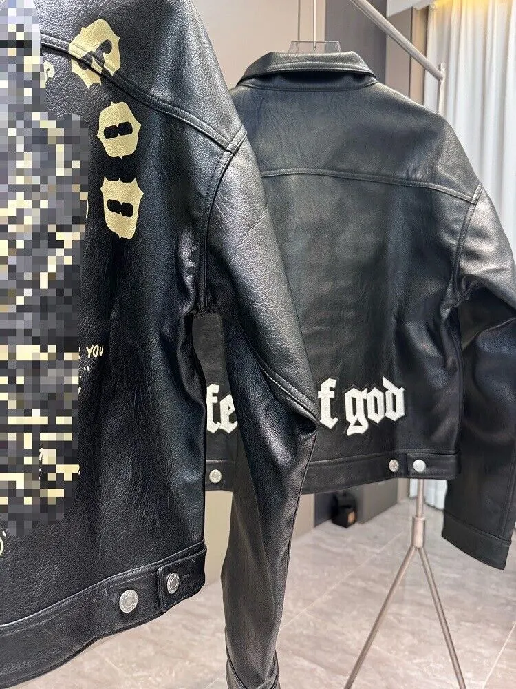 Fear of God 5th Season Christmas Limited Edition Cowhide Cross Leather Jacket