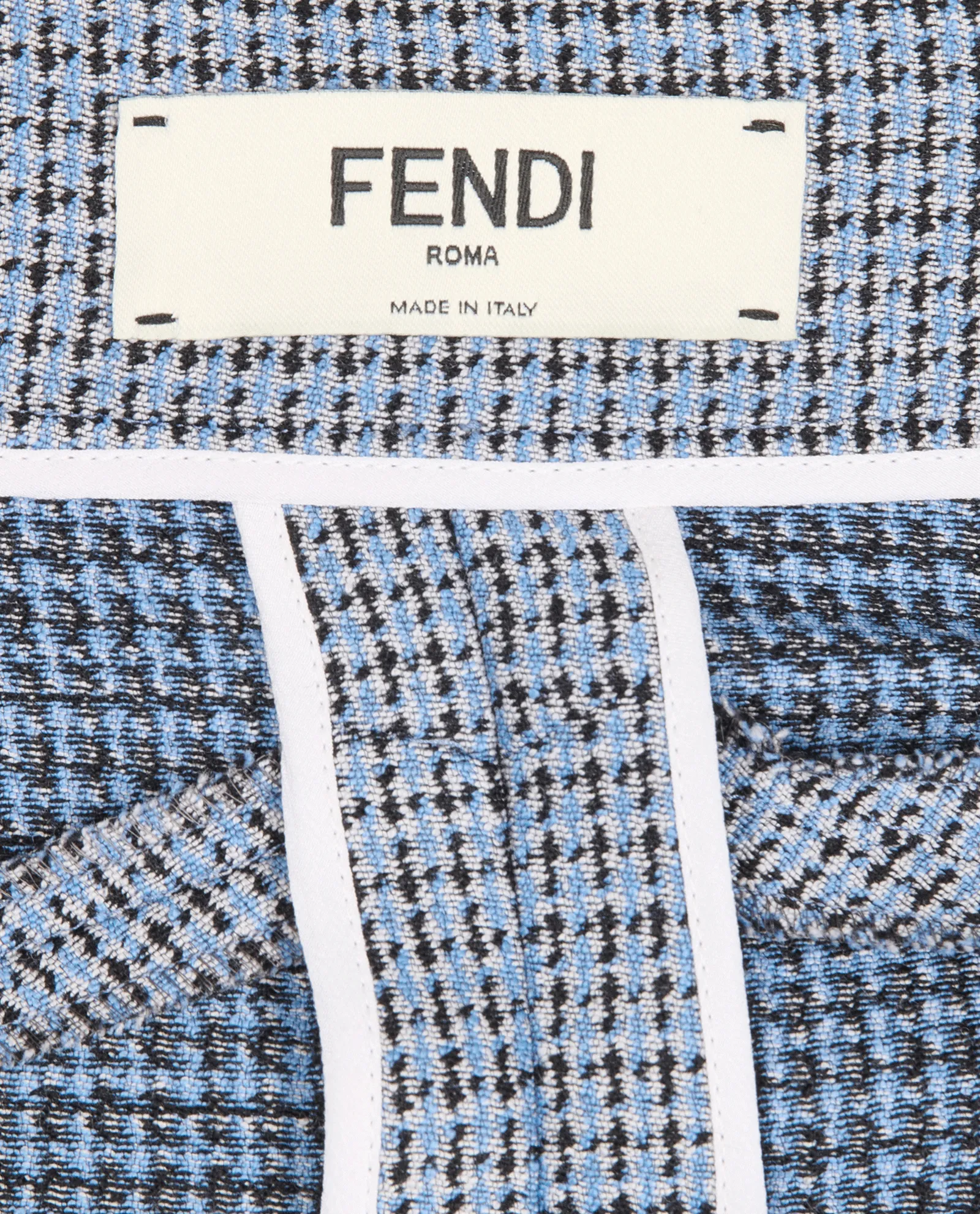 Fendi Pleated Plaid Skirt