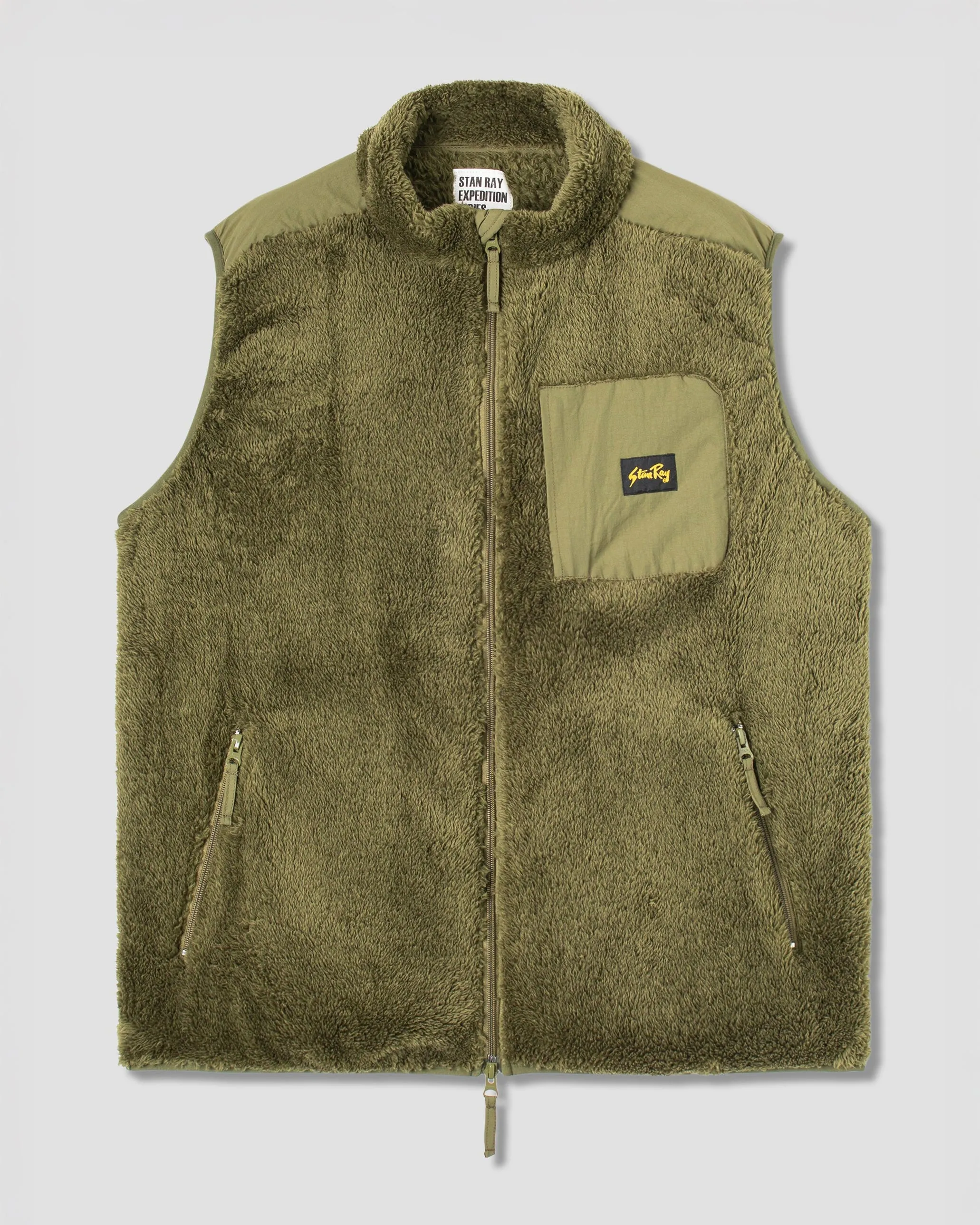 Fleece Vest (Olive)