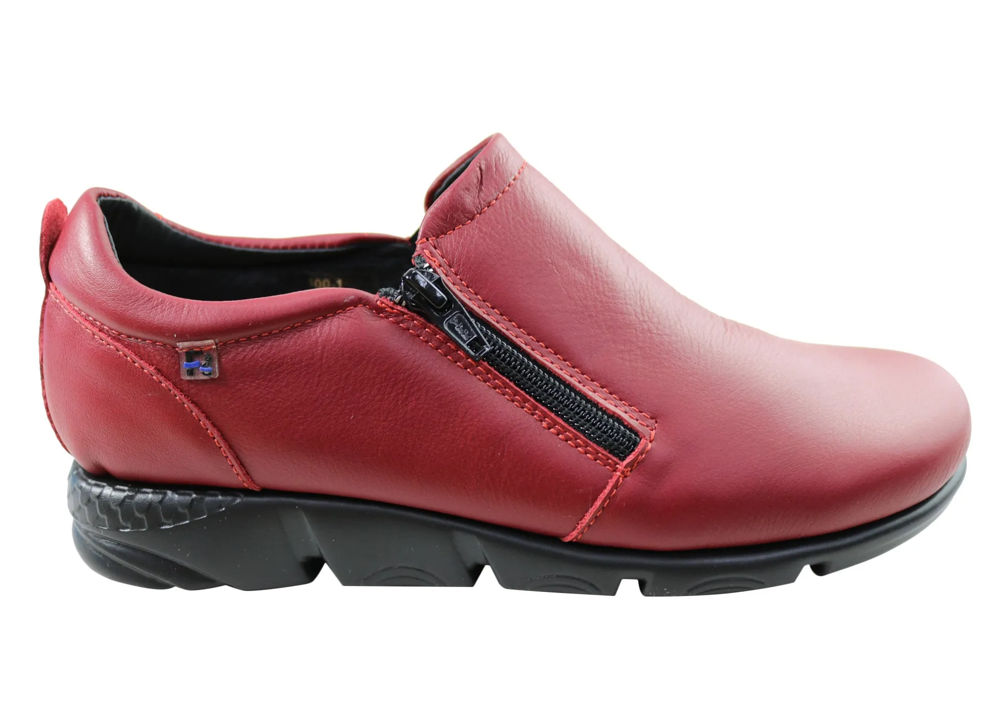 Flex & Go Hiedi Womens Comfortable Leather Shoes Made In Portugal