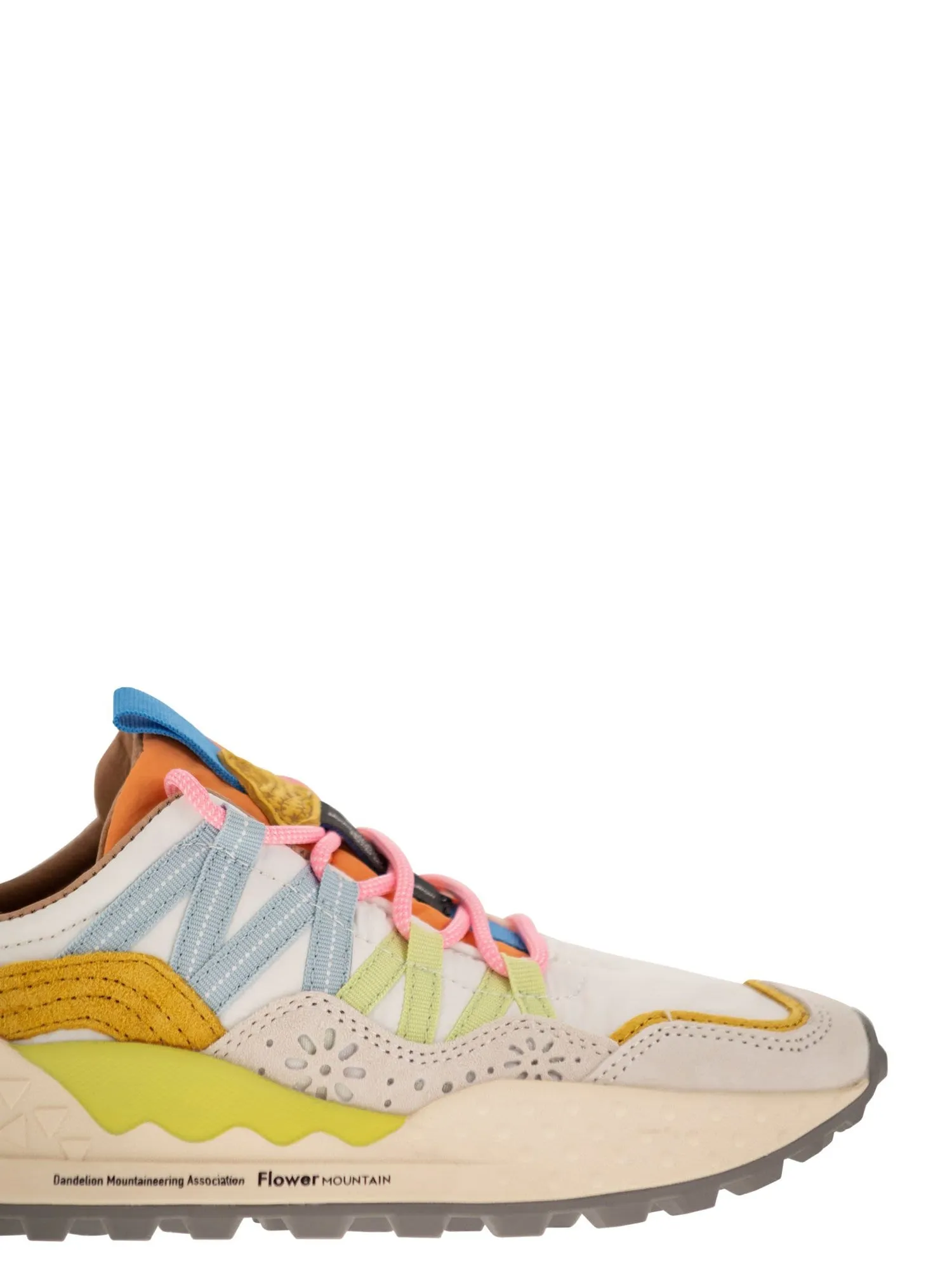 Flower Mountain    Flower Mountain Washi Sneakers In Suede And Technical Fabric