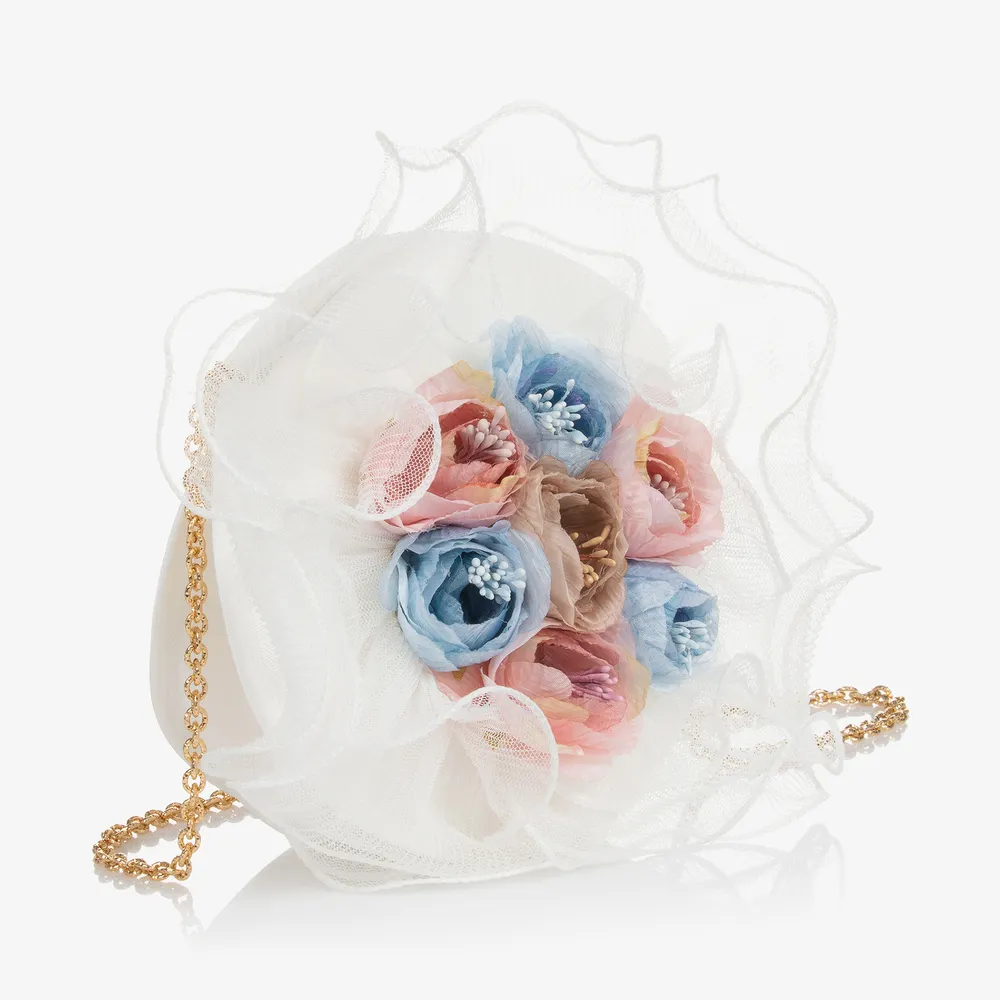 Flowers & Frill Bag (16cm)