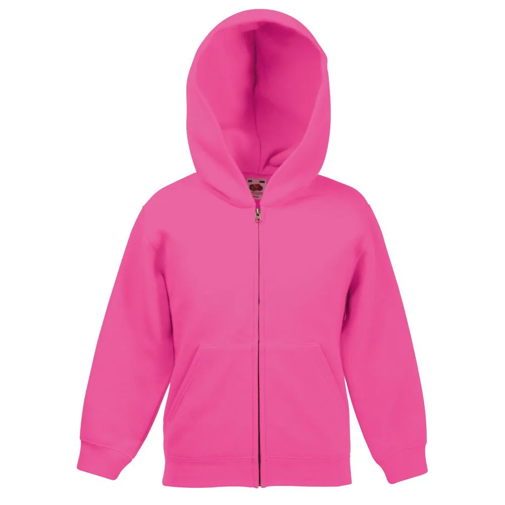 Fruit of the Loom Kids Classic 80/20 Full Zip Hoodie