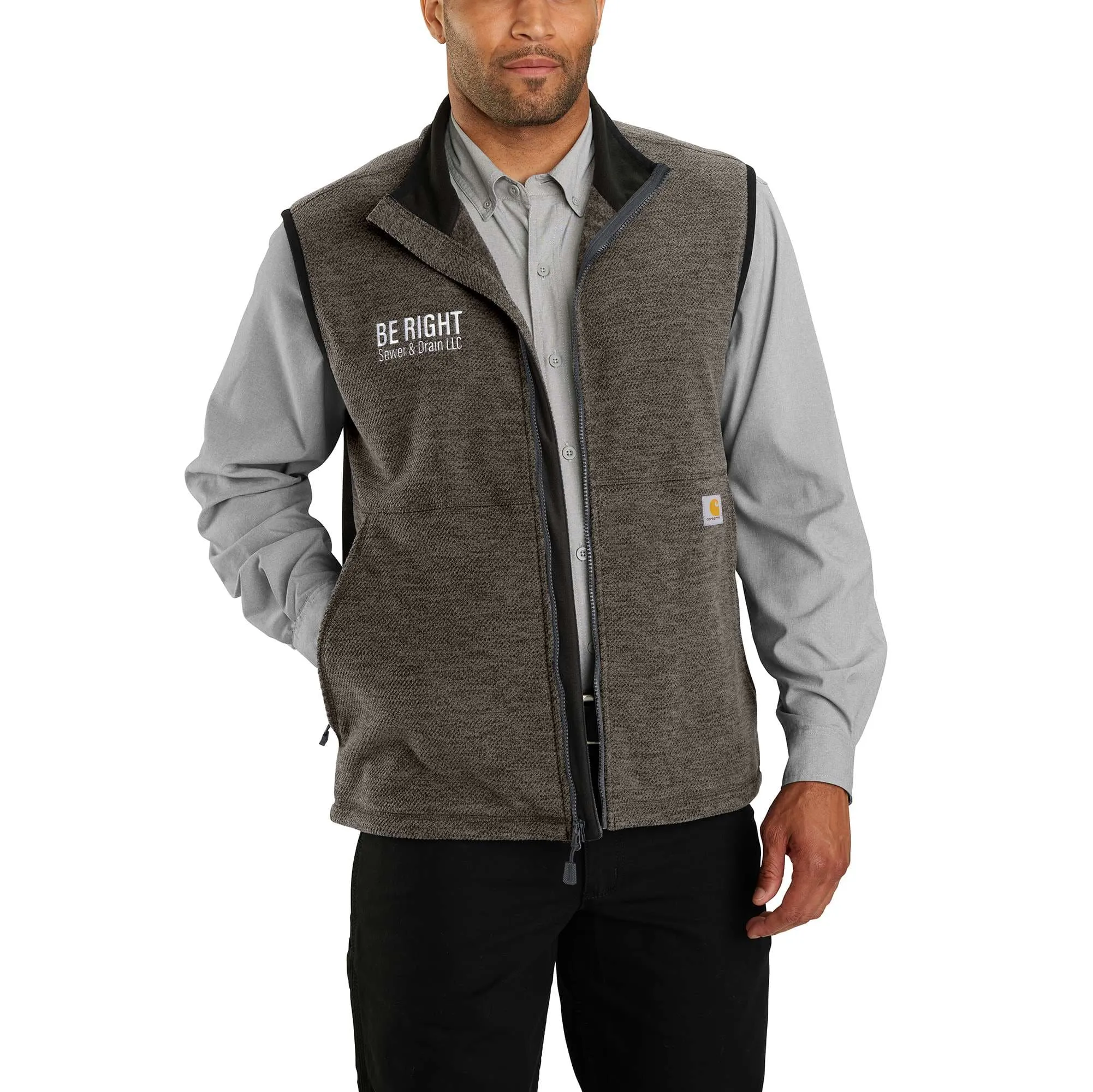 Full-Zip Relaxed Fit Fleece Vest